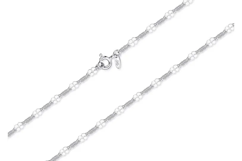Fashion Line Armband Plättchen 3,4mm  925 Silber
