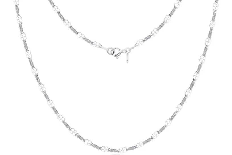 Fashion Line Plättchenkette 3,4mm - 925 Silber