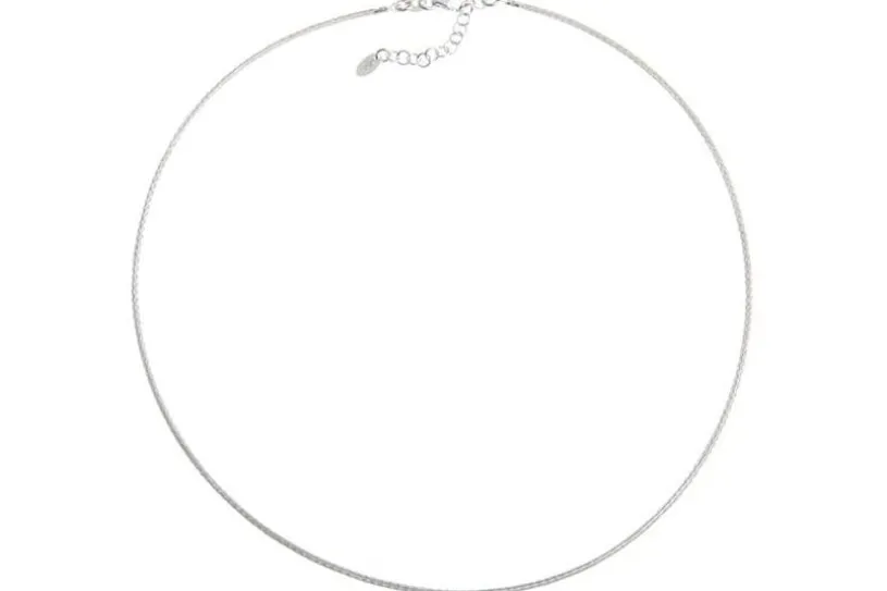 Fashion-Omegahalsreifen 1,5mm - 925 Silber Länge: 40cm - 028ART8