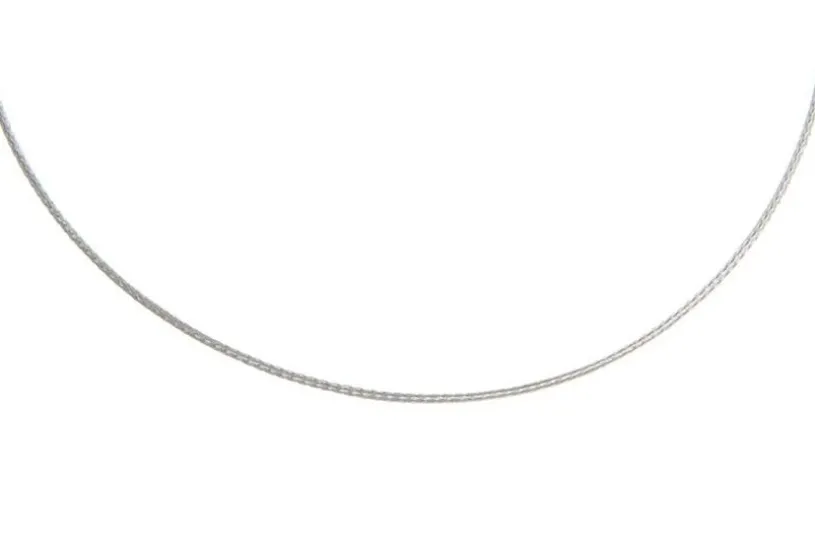 Fashion-Omegahalsreifen 1,5mm - 925 Silber Länge: 40cm - 028ART8