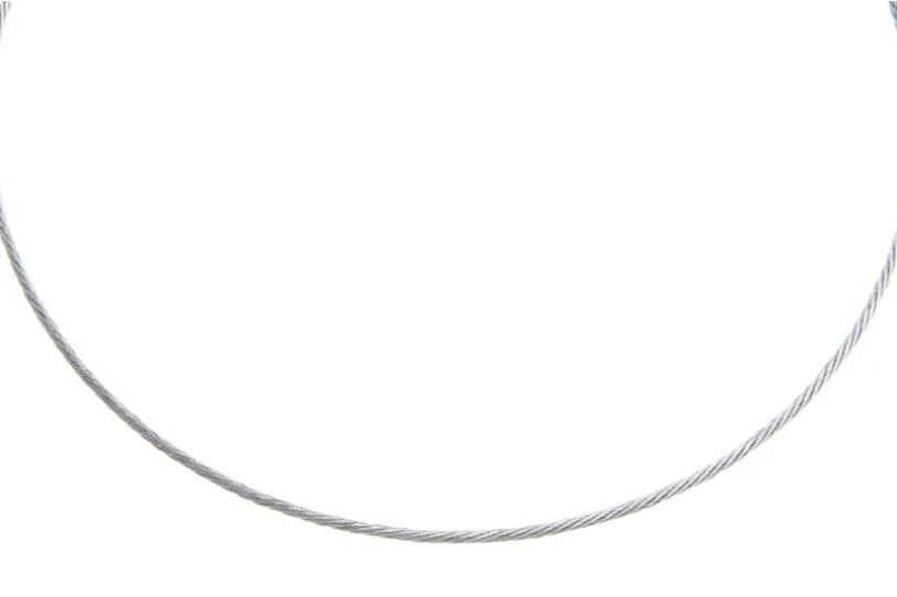 Fashion-Omegahalsreifen 1,7mm - 925 Silber Länge: 40cm - 028NK0187x7