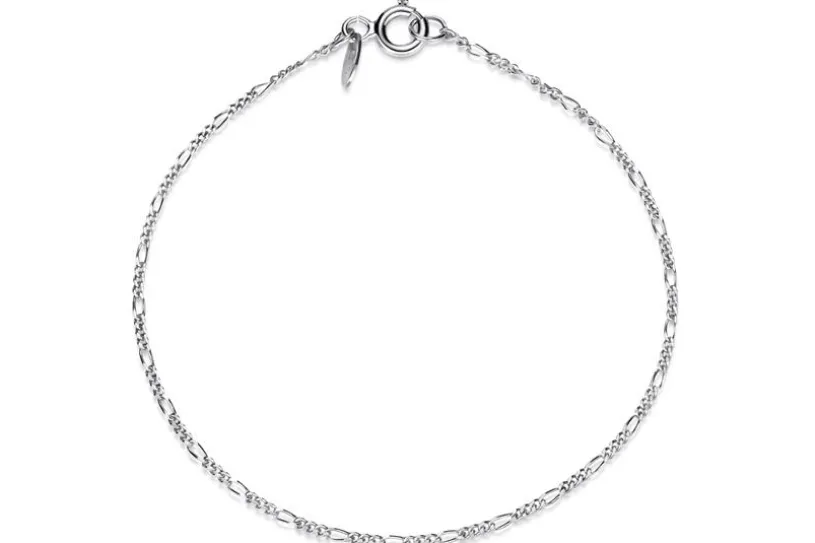 Figarokette Armband 1,4mm - 925 Silber