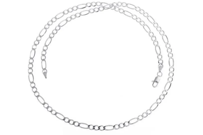 Figarokette 4,5mm - 925 Silber