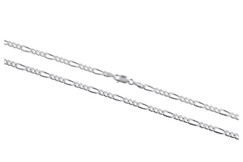 Figarokette 3,4mm - 925 Silber