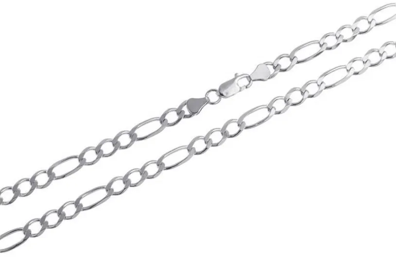 Figarokette 6,5mm - 925 Silber