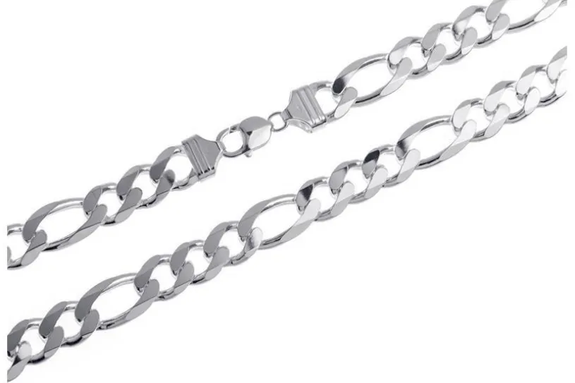 Figarokette 13mm - 925 Silber