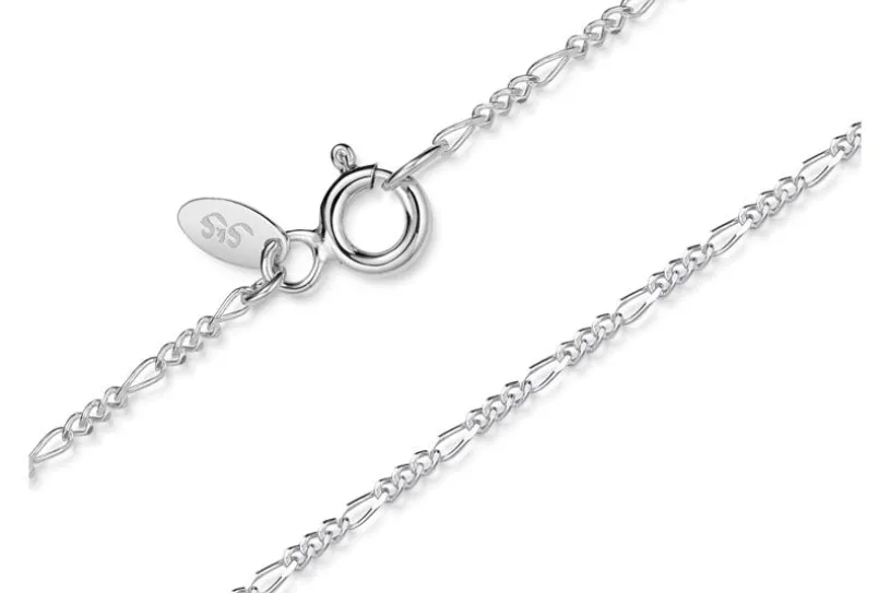 Figarokette 1,4mm - 925 Silber