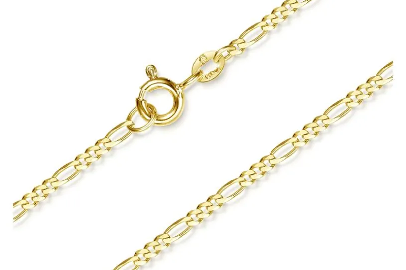 Figarokette 2mm - echt 585 Gold