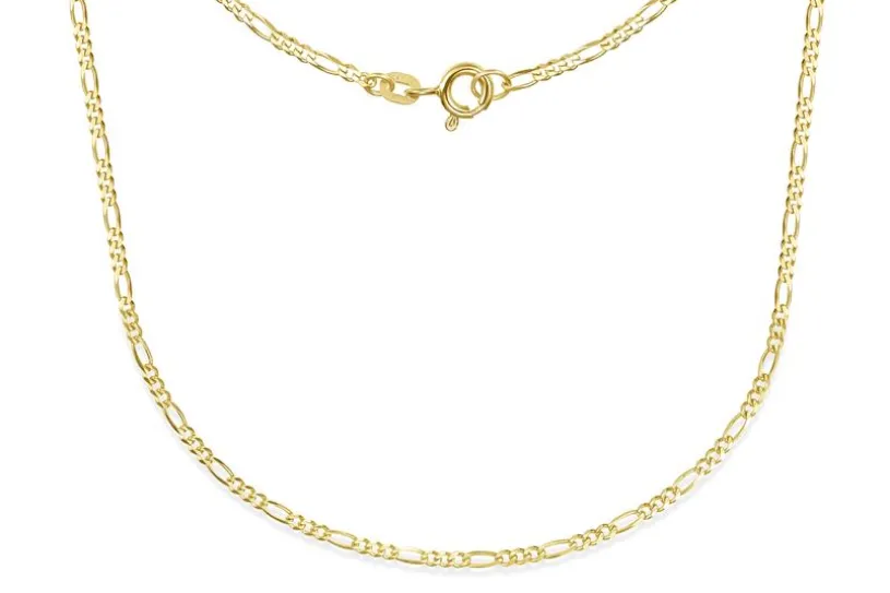 Figarokette 2mm - echt 585 Gold