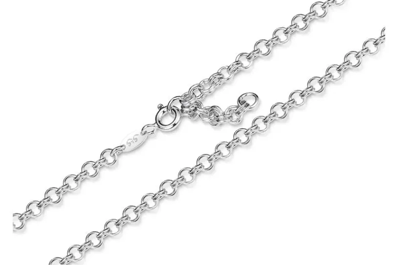 Fußkette Doppelerbse 3,6mm - 925 Silber
