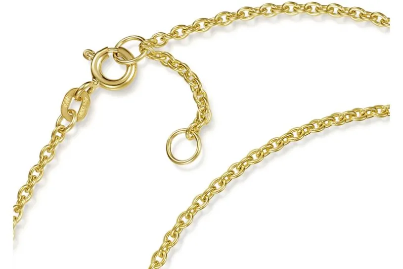 Fußkette Erbse 1,8mm - 585 Gold