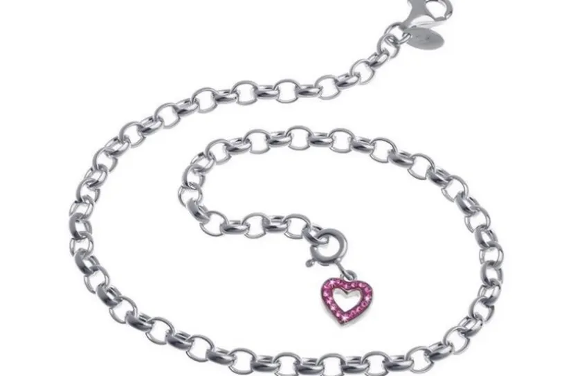 Fußkette Erbskette 4mm - 925 Silber wahlweise mit Anhängern