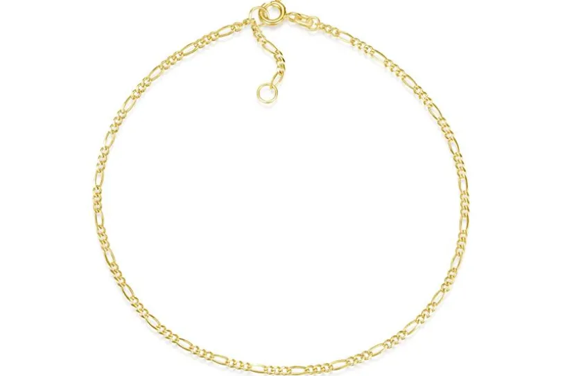 Fußkette Figaro 2mm - 585 Gold