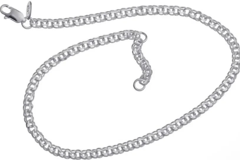 Fußkette Garibaldi 3,6mm - 925 Silber