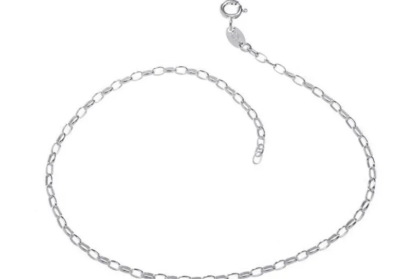 Fußkette Rundanker 2,3mm - 925 Silber