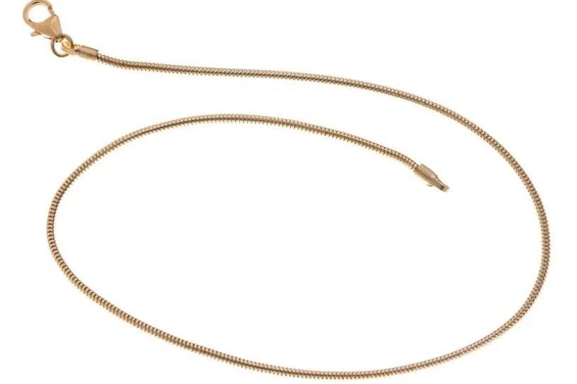 Fußkette Schlange 1,4mm - 333 Gold