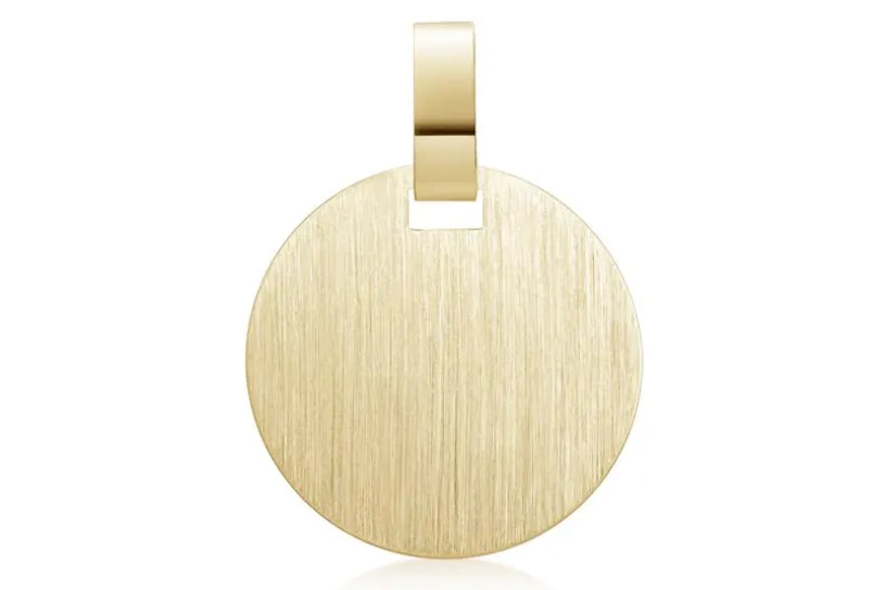 Gravuranhänger, rund 239885.400 - 585 Gold