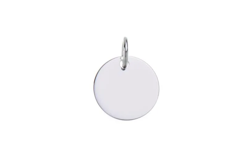 Gravuranhänger, rund Gr. S - 925 Silber