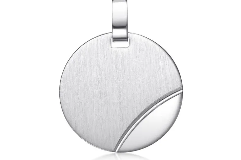 Gravuranhänger, rund SJR - 925 Silber