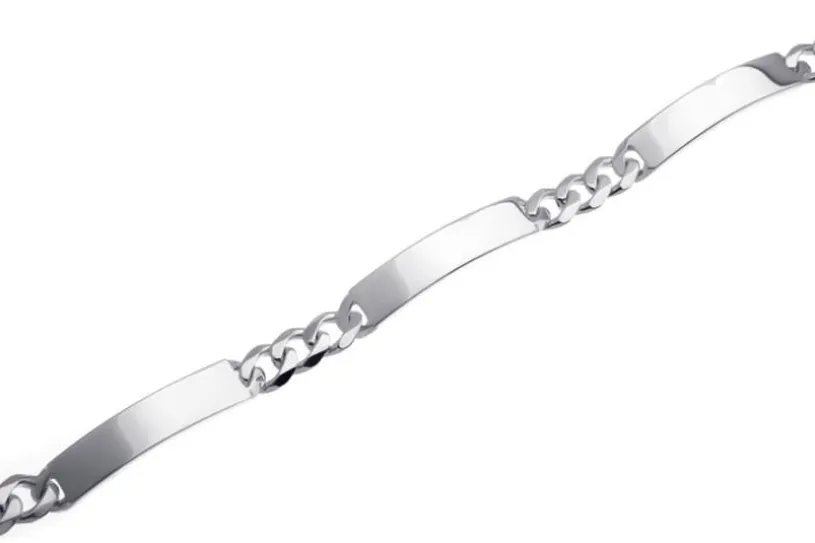 Gravurarmband 8,5mm - 925 Silber