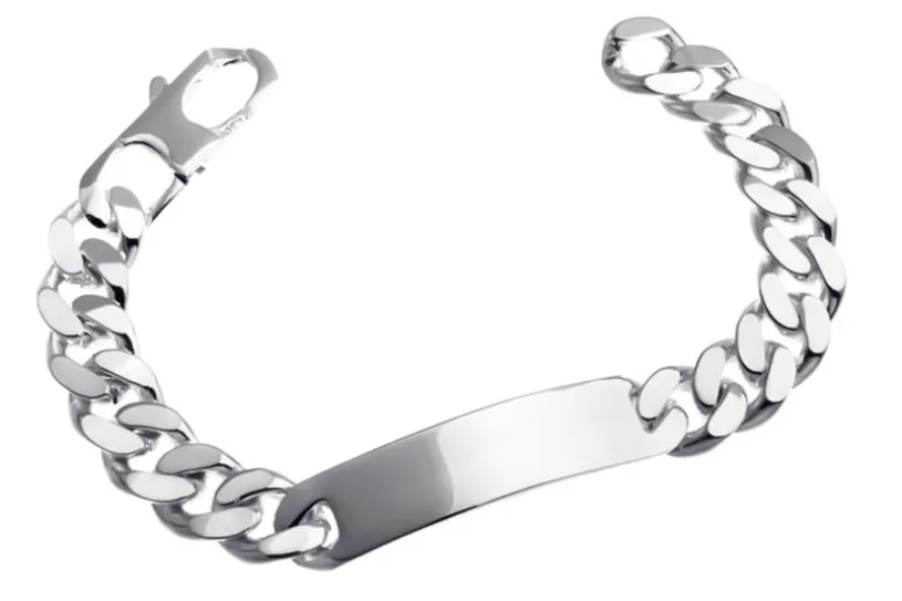 Gravurarmband 10,5mm - 925 Silber