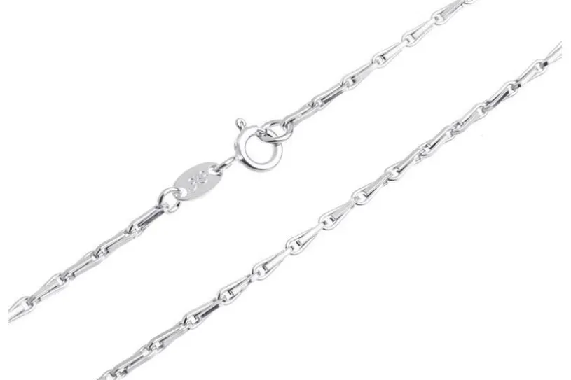 Haferkornkette 2mm - 925 Silber