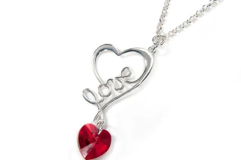 Kette mit Anhänger Herz - 925 Silber