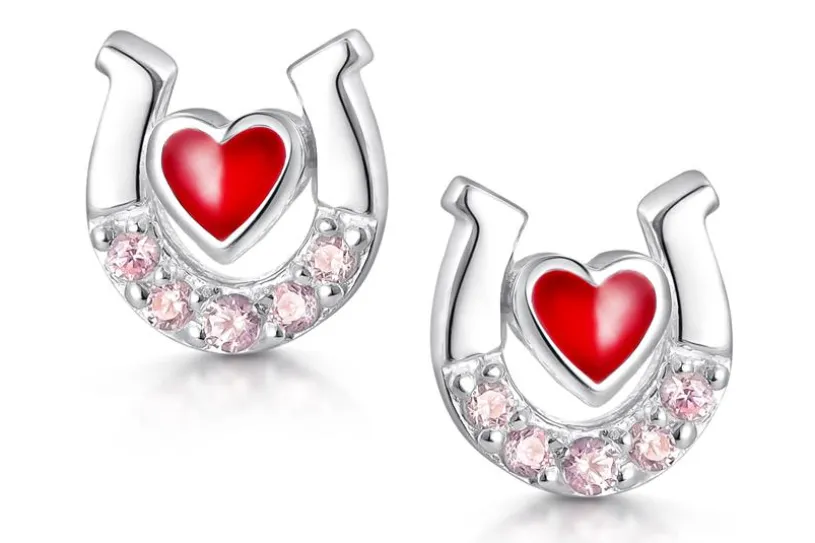 Kinder Schmuckset Hufeisen - 925 Silber