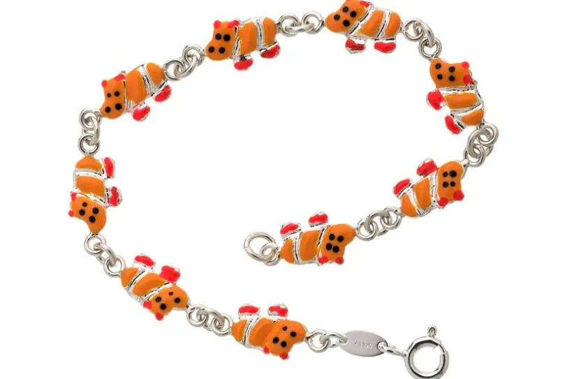 Kinder-Armband Hippos - 925 Silber
