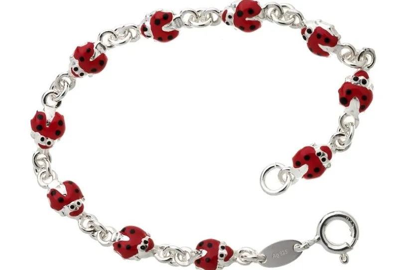 Kinder-Armband Käfer - 925 Silber