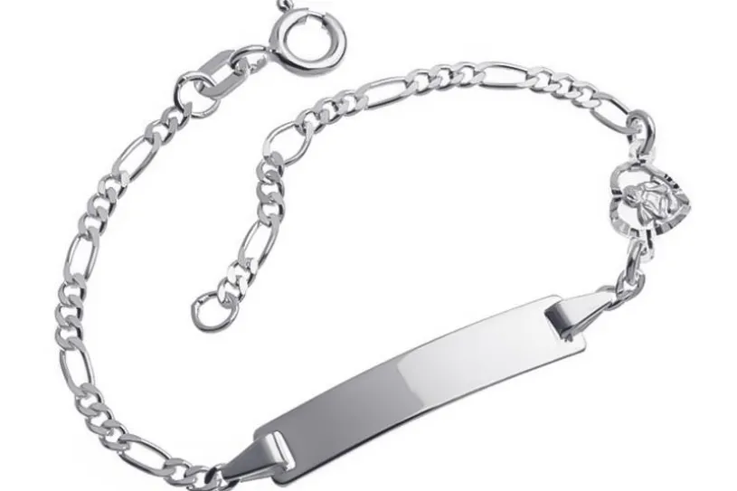 Kinder-Gravurarmband Engel II - 925 Silber