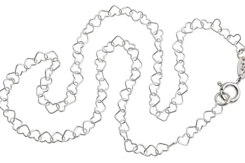 Kinderkette Herzen klein - 925 Silber
