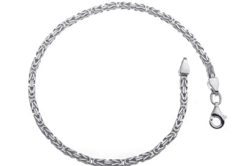 Königskette Armband 2,2mm - 925 Silber