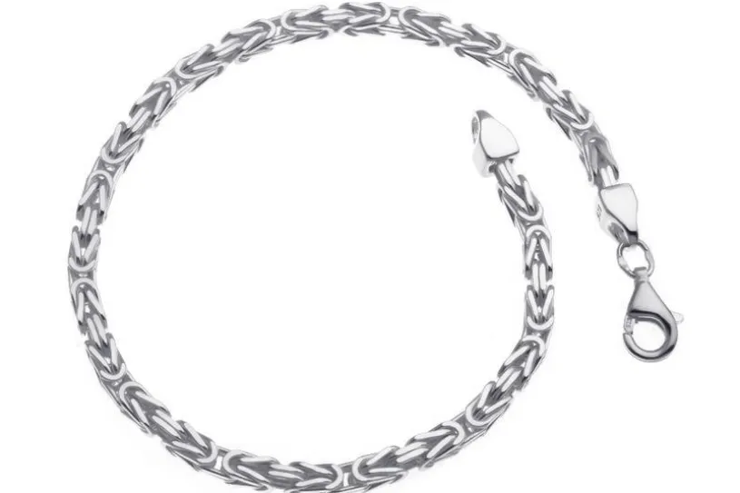 Königskette Armband 3mm - 925 Silber