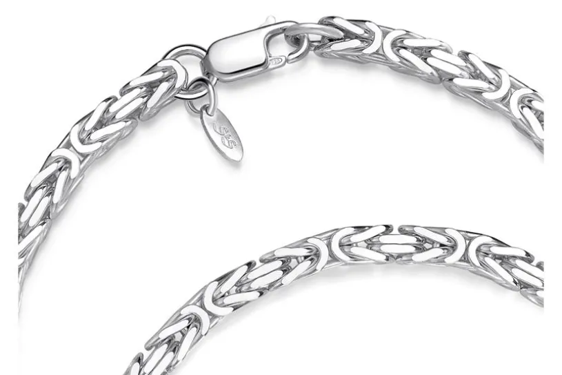 Königskette Armband 3,5mm - 925 Silber