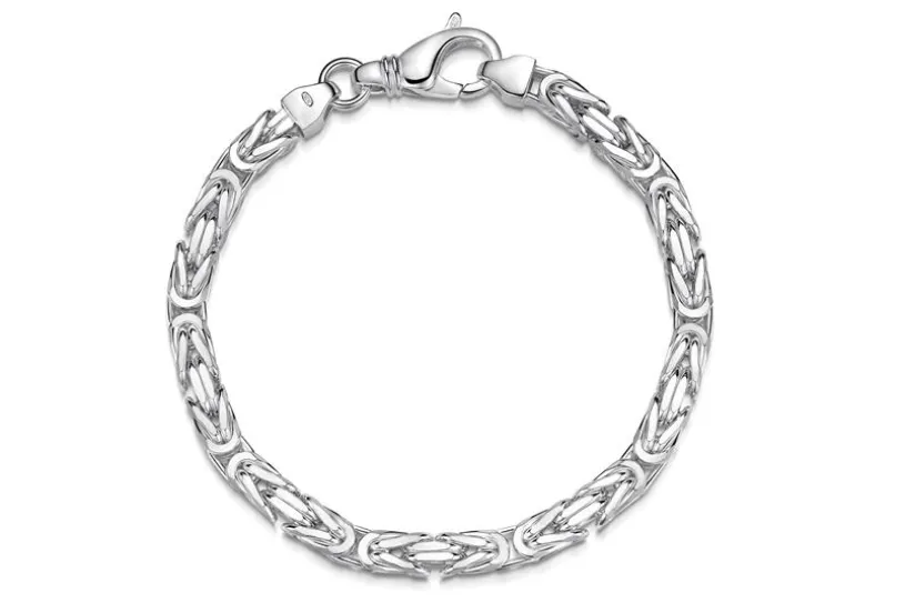 Königskette Armband 5mm - 925 Silber