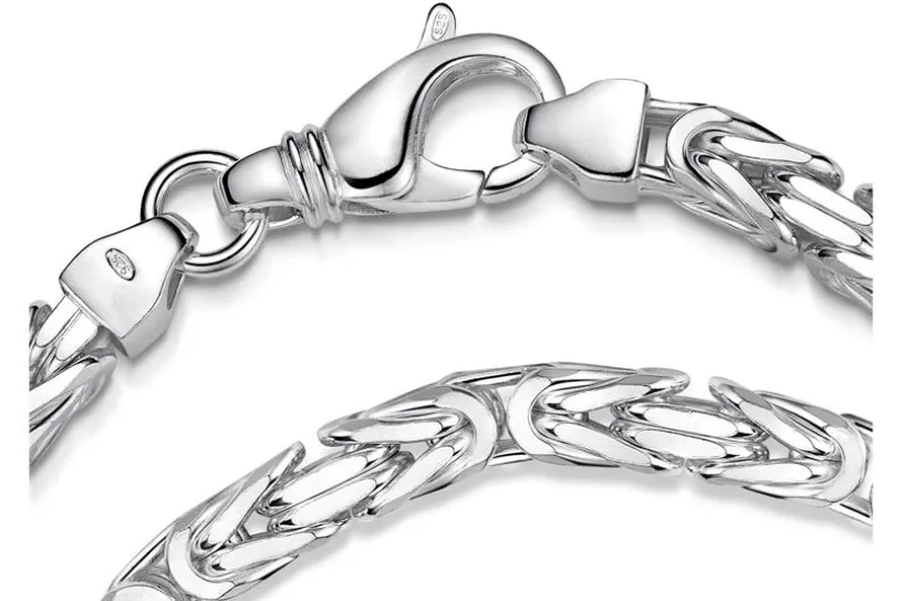 Königskette Armband 6mm - 925 Silber