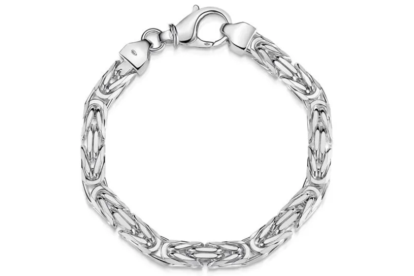 Königskette Armband 7mm - 925 Silber