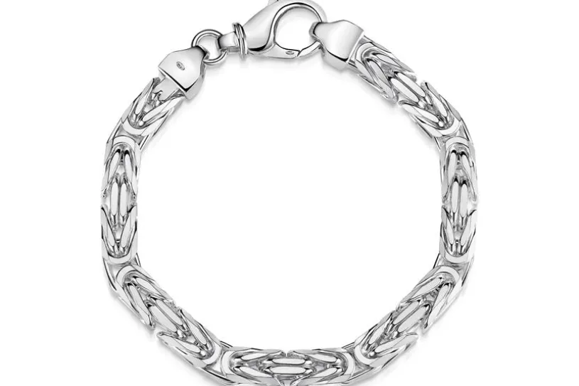 Königskette Armband 8mm - 925 Silber