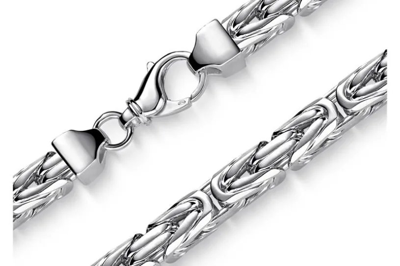 Königskette Armband 10mm - 925 Silber