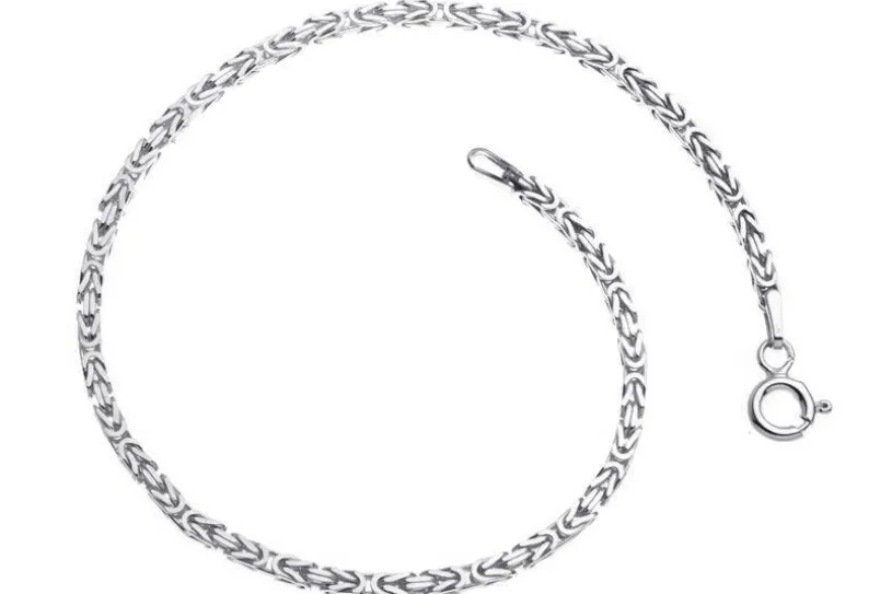 Königskette Armband 2mm - 925 Silber