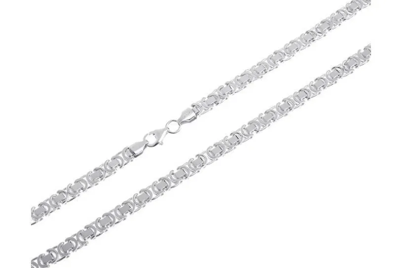 Königskette, flach 4,6mm - 925 Silber
