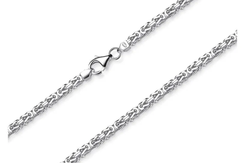 Königskette 2,2mm - 925 Silber, Länge wählbar