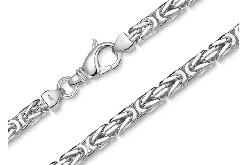 Königskette 5mm - 925 Silber, viele Längen verfügbar