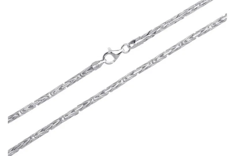Königskette, rund 3mm - 925 Silber