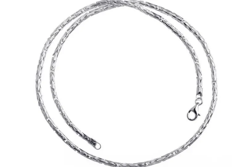 Königskette, rund 3mm - 925 Silber