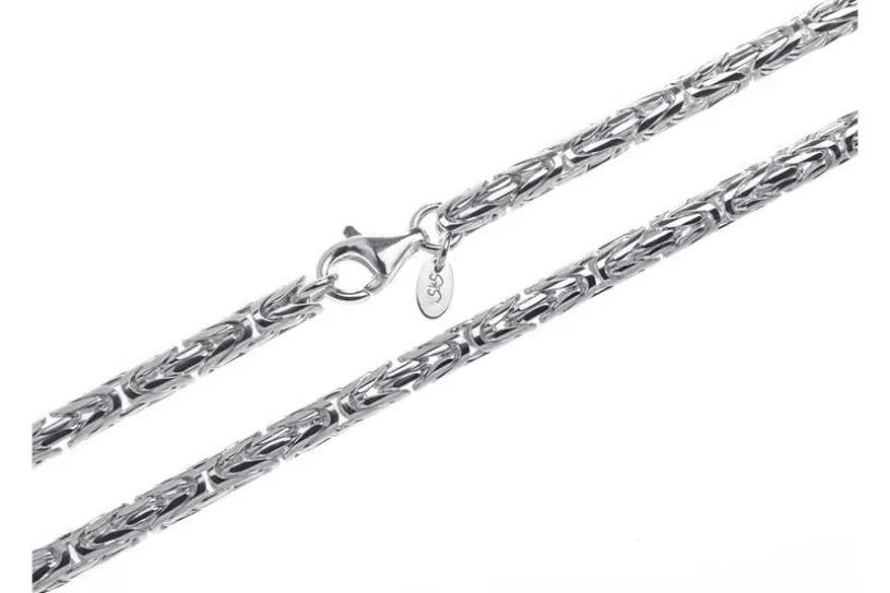 Königskette, rund 4mm - 925 Silber