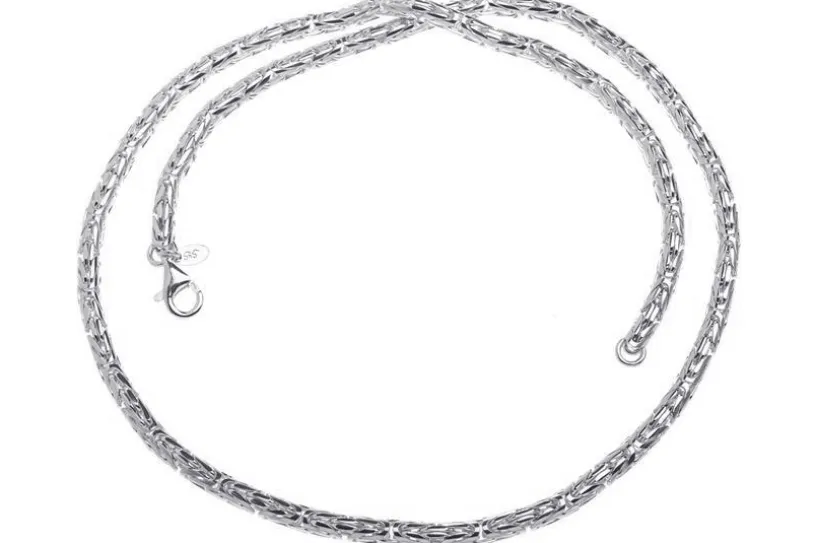 Königskette, rund 4mm - 925 Silber
