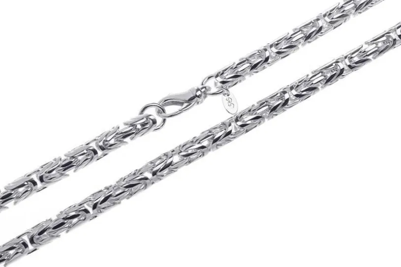 Königskette, rund 6mm - 925 Silber