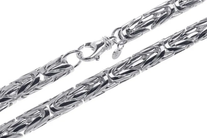 Königskette, rund 10mm - 925 Silber